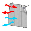 Aircon curtain to suit LDV G10